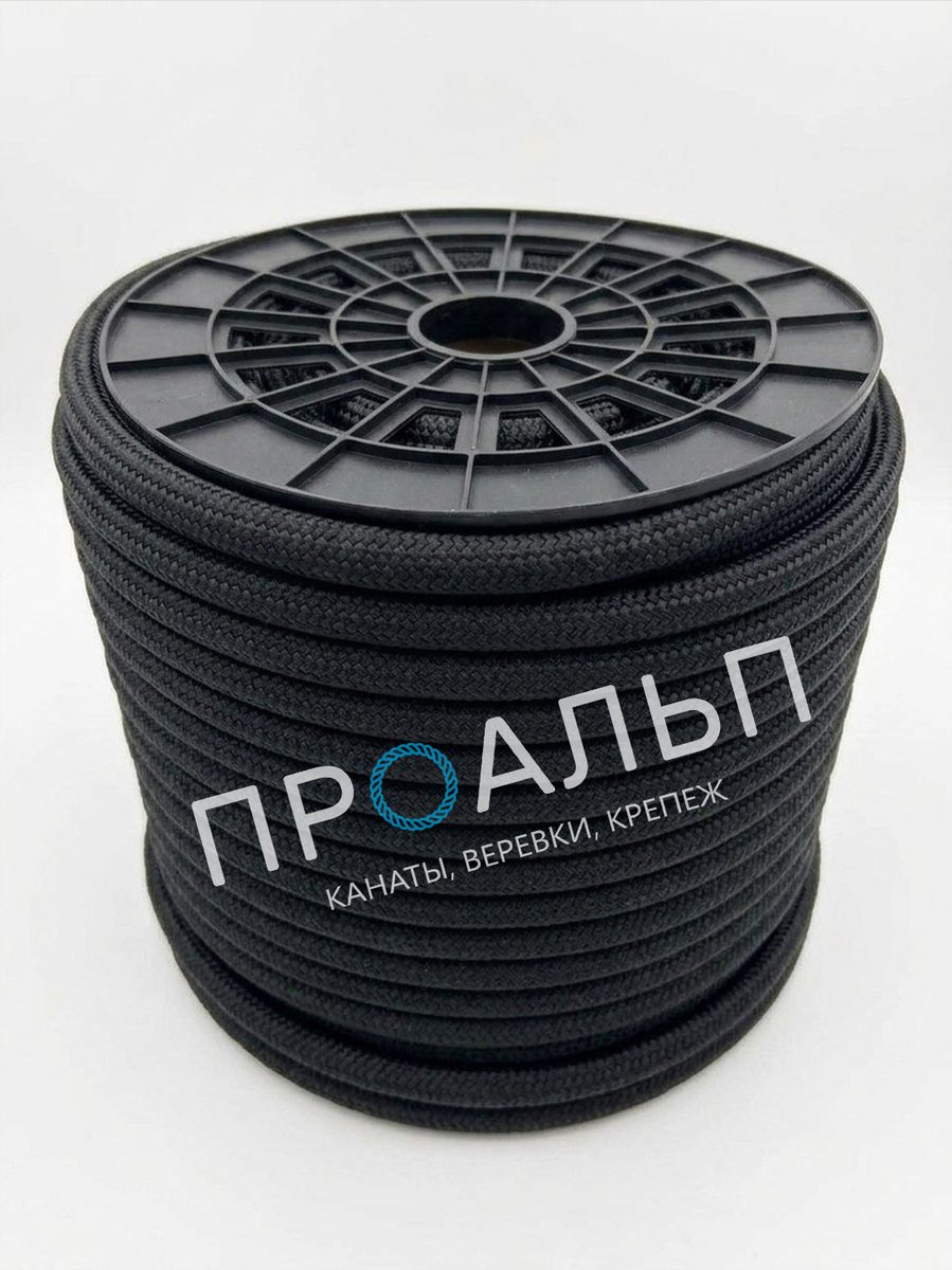 Шнур полипропиленовый черный 20 мм